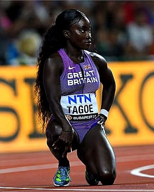 Annie Tagoe, sprinter'