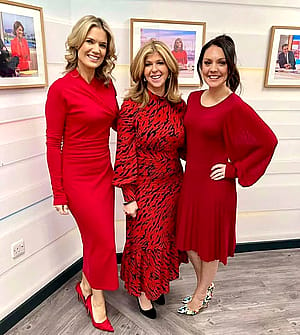 Charlotte Hawkins, Kate Garraway & Laura Tobin'