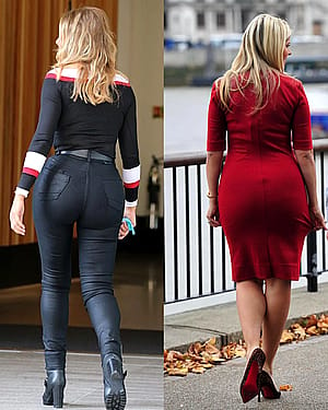 Carol Vorderman and Holly Willoughby'