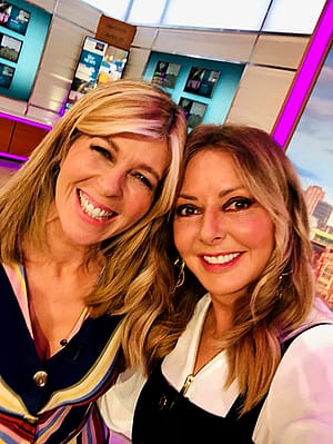 Carol Vorderman and Kate Garraway'