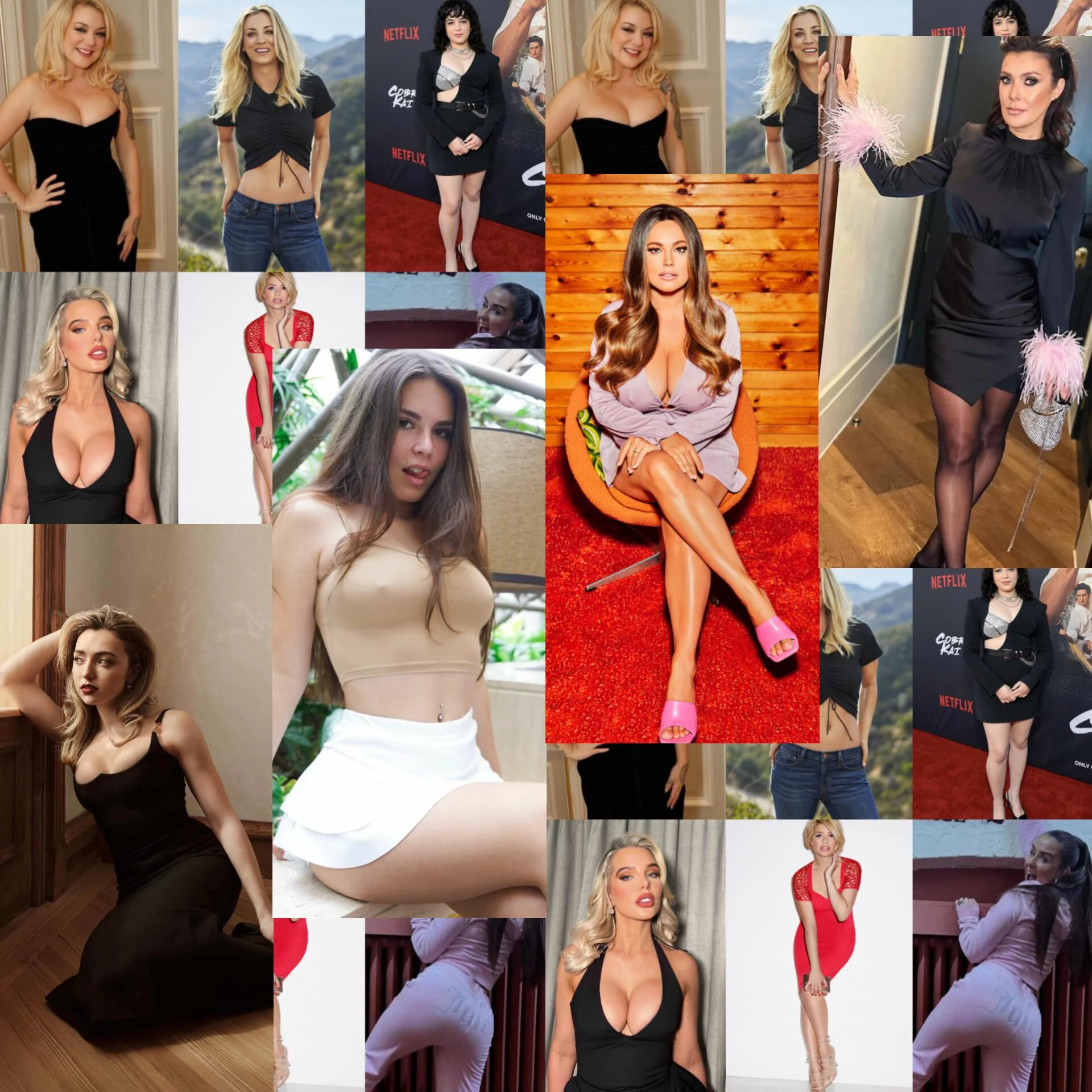 Sheridan Smith, Kaley cuccoo, Peyton list, Kym marsh, Mary mouser, Lauren alexis, Helen Flanagan, Holly Willoughby, Kelly Brooke,Brooke Vincent. picture 1 of 1