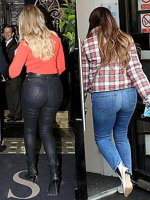 Carol Vorderman and Kelly Brook'