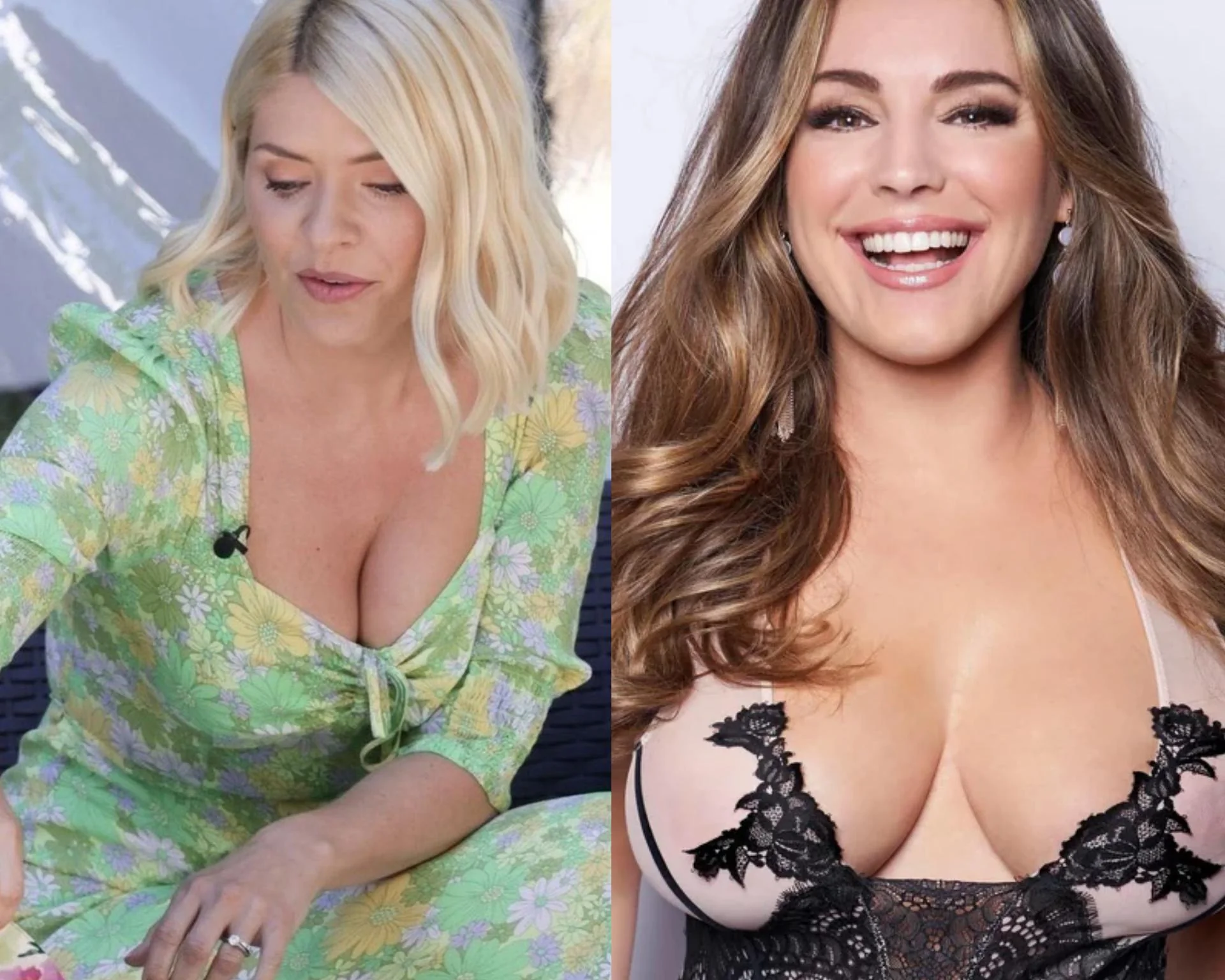 Holly Willoughby and Kelly Brook picture 1 of 1