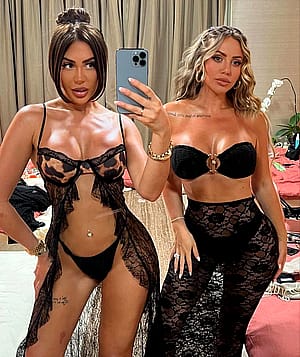 Chloe Ferry and Holly Hagan'