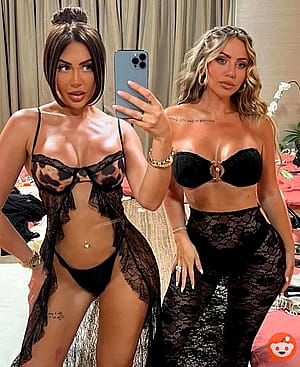 Chloe Ferry and Holly Hagan'