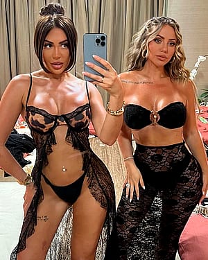 Chloe Ferry and Holly Hagan'