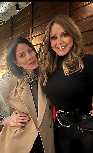 Lucrezia Millarini and Carol Vorderman, what a duo 😍'