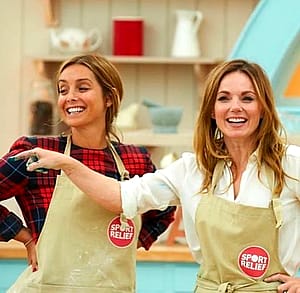 Louise Redknapp & Geri Halliwell'