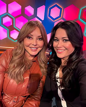 Carol Vorderman and Sam Quek'