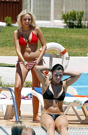 Sacha Parkinson and Brooke Vincent'