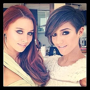 Frankie Bridge and Una Healy'