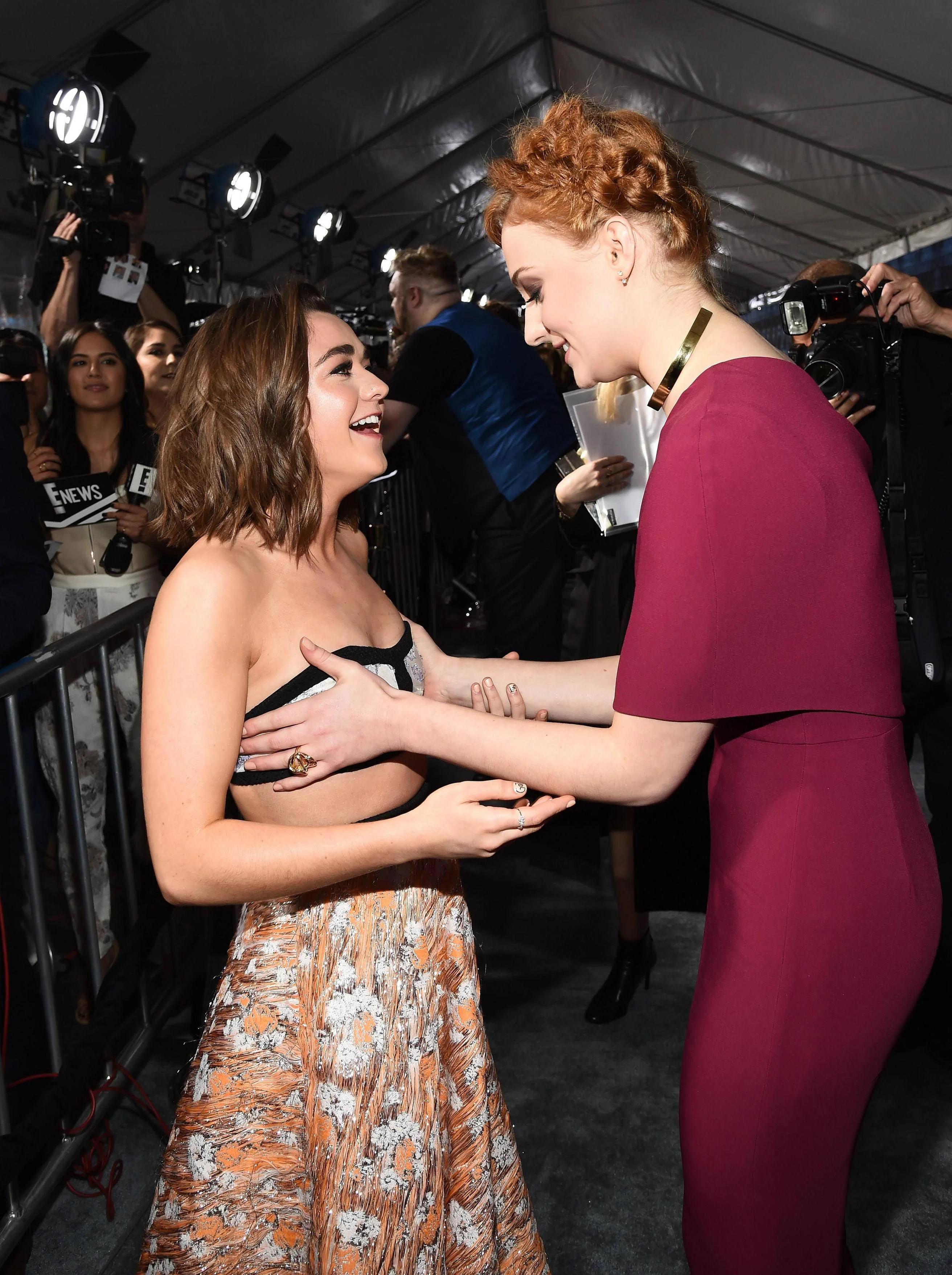 Maisie Williams and Sophie Turner picture 1 of 1