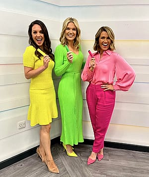 Laura Tobin, Charlotte Hawkins and Susanna Reid'