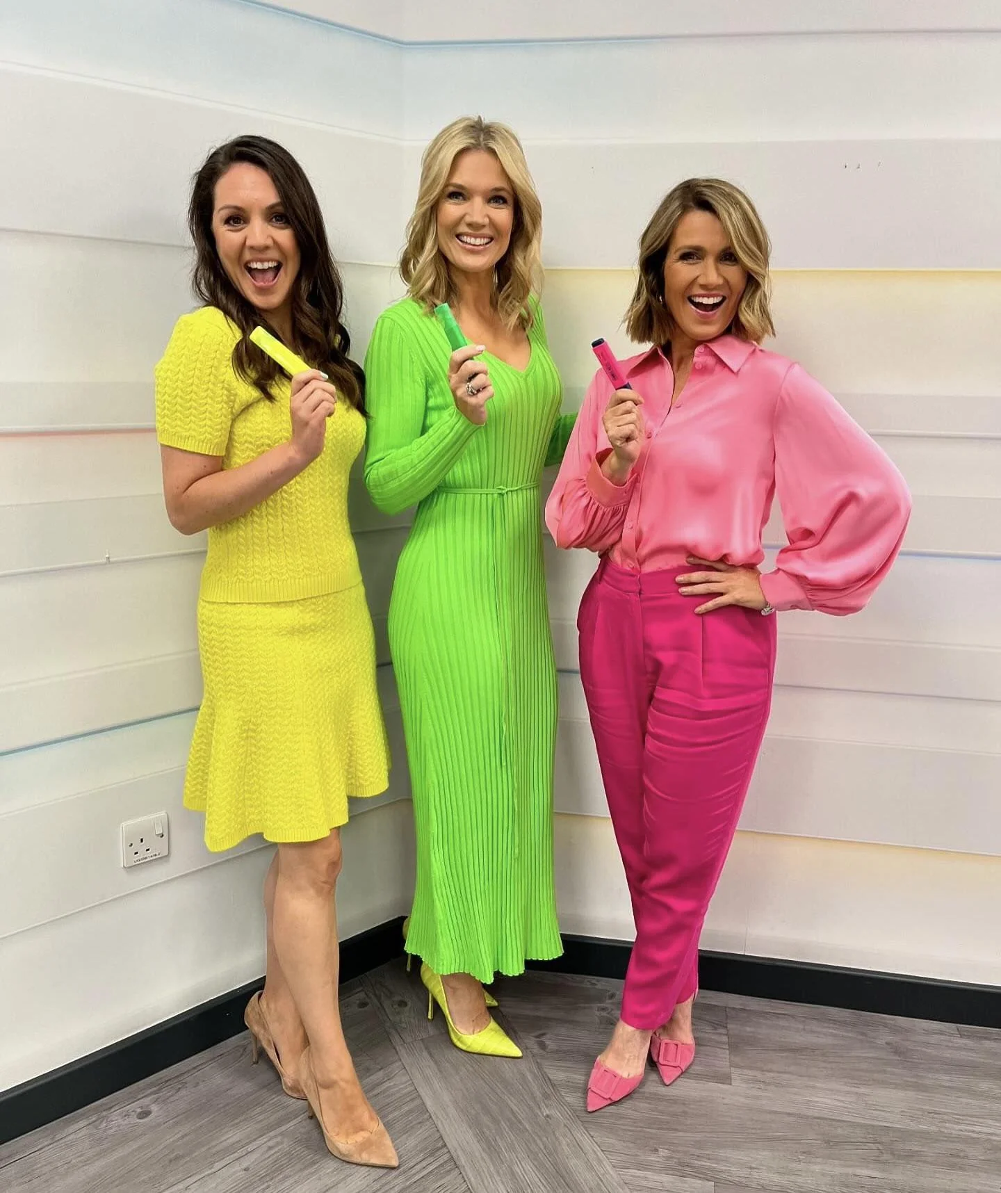 Laura Tobin, Charlotte Hawkins and Susanna Reid picture 1 of 1
