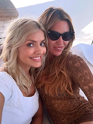 Holly Willoughby & Abbey Clancy'