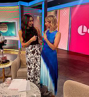 Christine Lampard & Rachel Riley'