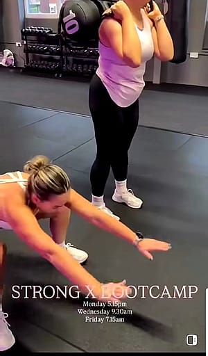 Georgia may foote workout.'