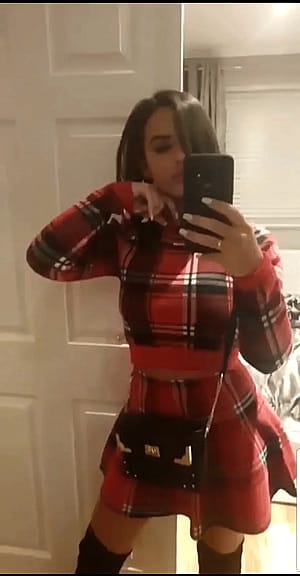 Georgia may foote showing off her boots. (Old clip)'