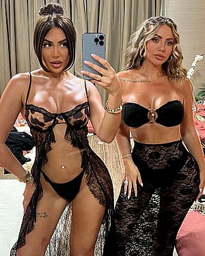 Chloe Ferry and Holly Hagan'