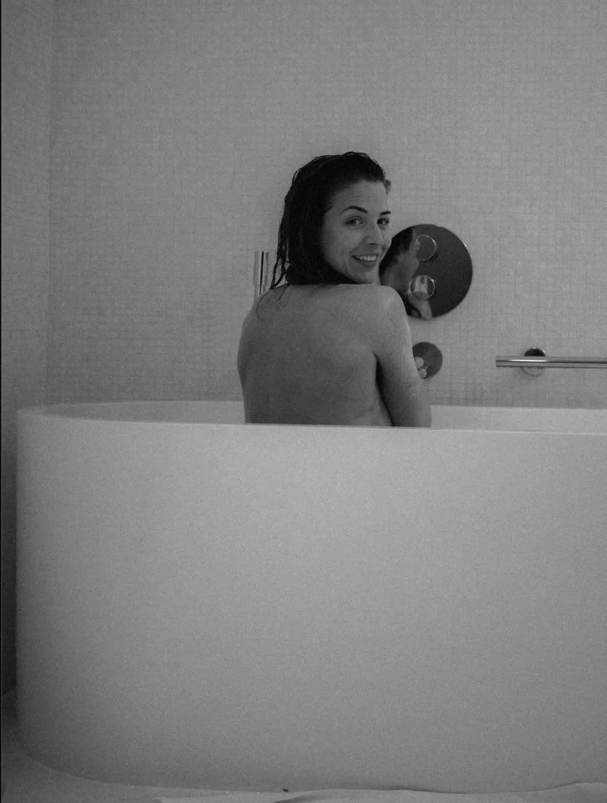 Gemma Atkinson in the bath picture 1 of 1