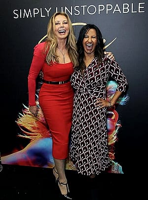 Carol Vorderman and Ranvir Singh'