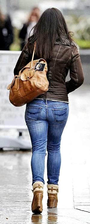 Susanna Reid (rear view)'