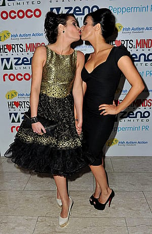 Alison King & Kym Marsh'